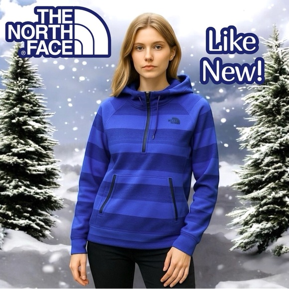 The North Face Tops - Like Brand New🌸 North Face Polartec Tapered Fit Thermal Hoodie - Cabincore